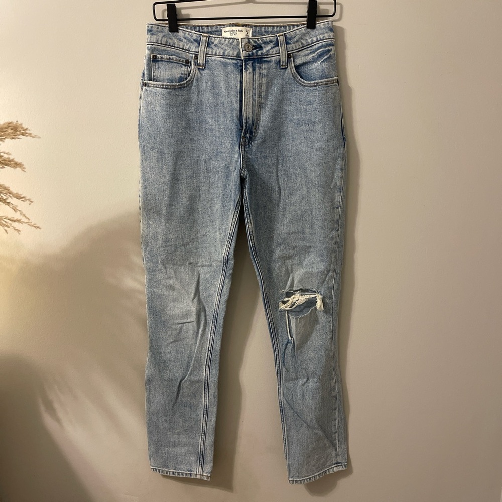 Abercrombie & Fitch Light Blue High Rise Jeans